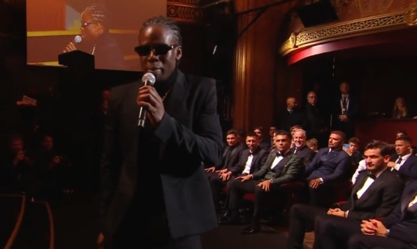 VIDEO: Rema performs 'Calm Down' at Ballon d’Or 2023