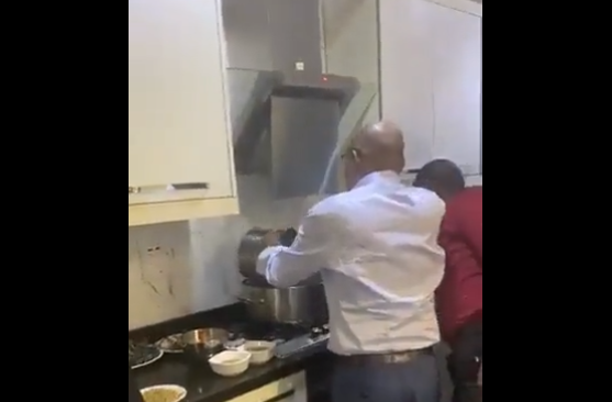 TRENDING VIDEO: Wike cooks for Saraki – weeks after hosting Gbajabiamila