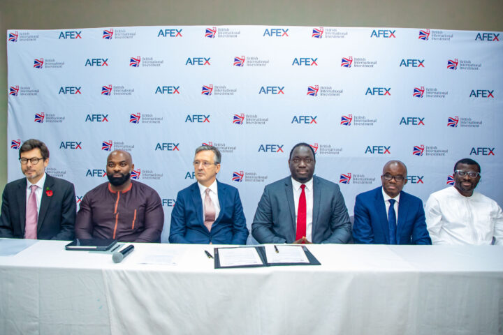 The British International Investment (BII), the United Kingdom's development finance institution (DFI), and AFEX officials at a meeting in Lagos