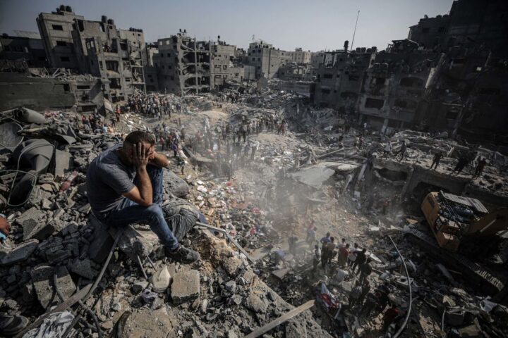 war torn area in Gaza Photo credit CNN