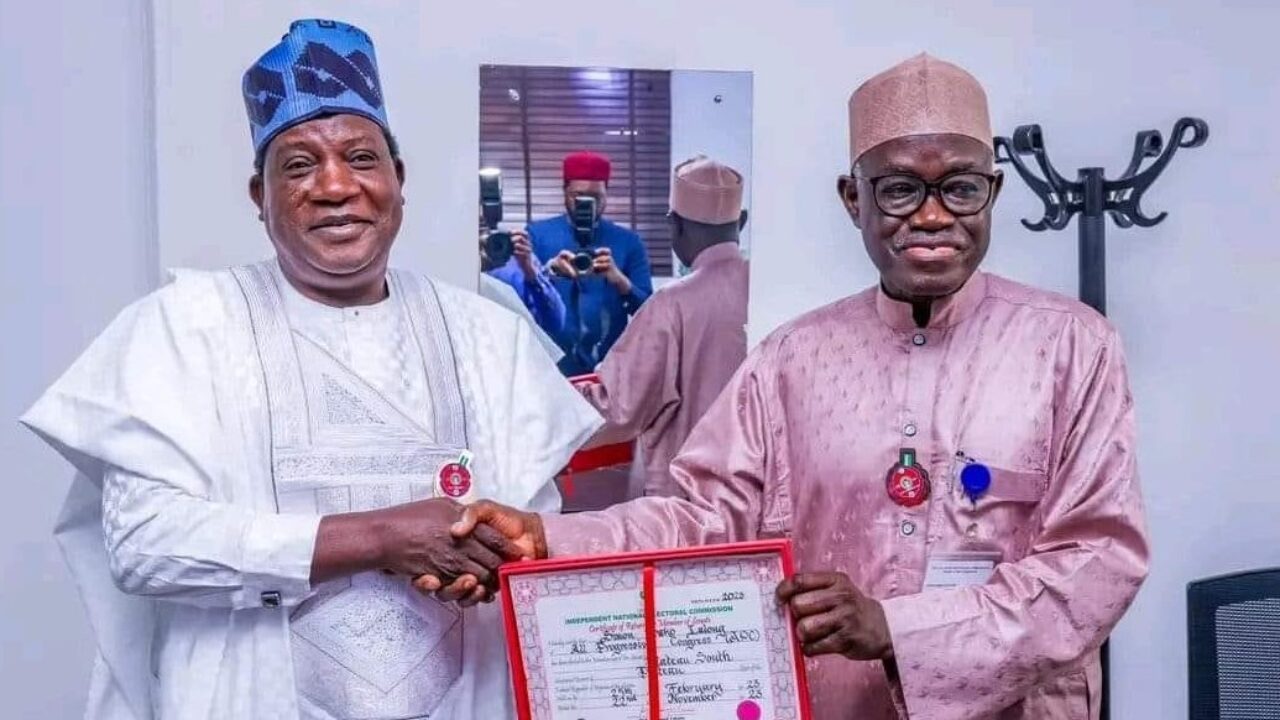 Lalong receives certificate of return as Plateau senator | TheCable