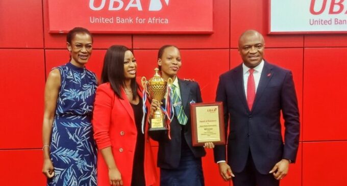15-year-old Lagos student wins UBA national essay competition