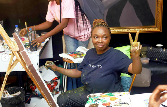 Lola Mewu paints for 82 hours to set new world record, awaits GWR certification