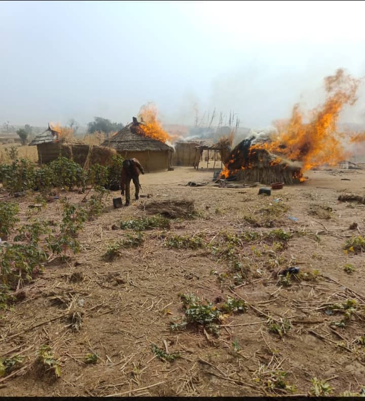 Troops destroy camps of terrorists