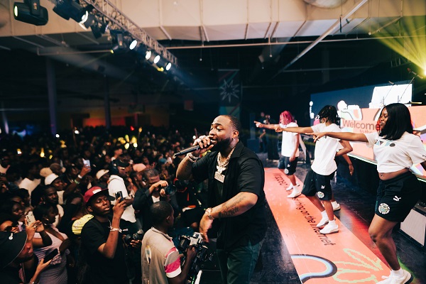 WATCH: Davido thrills audience at Spotify's Lagos party