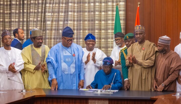 President Bola Tinubu signs 2024 appropriation bill