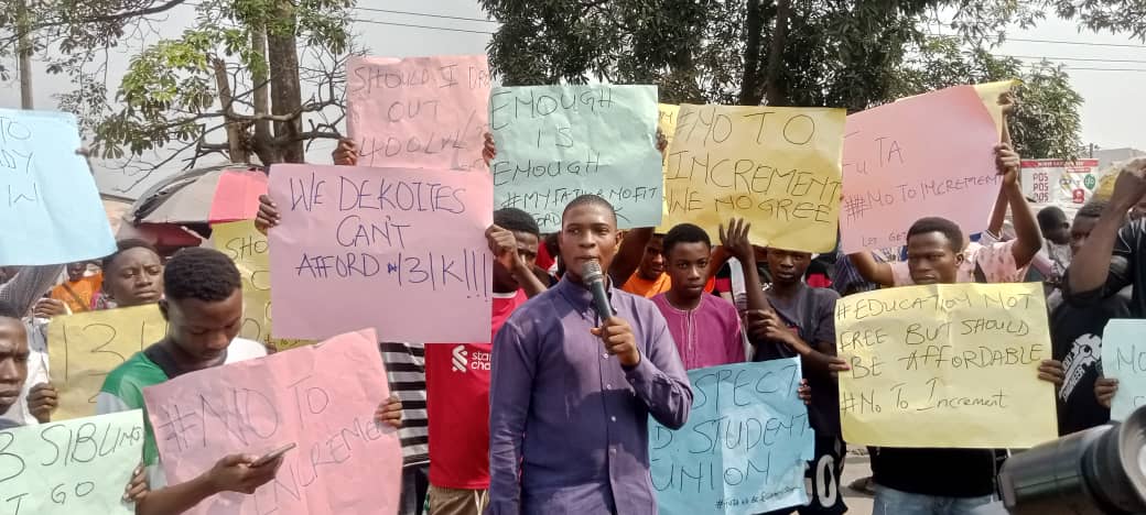 FUTA shuts down campus indefinitely as students protest fee hike