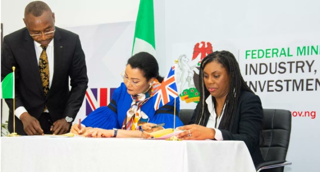 PHOTOS: FG, UK sign deal to enhance trade, investment partnership
