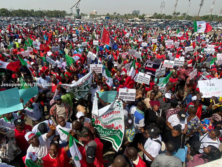 File photo: NLC protest in February 2024