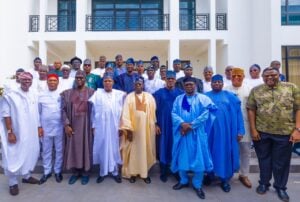 Tinubu hosts governors in Lagos