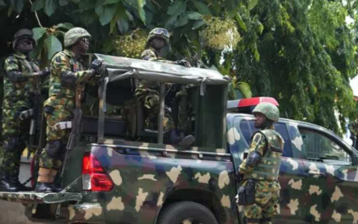 File photo of Nigerian soldiers