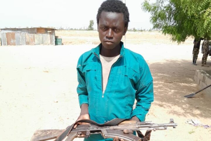 Alhaji Wosai, Boko Haram member who surrendered to the army