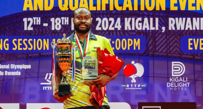 ‘Table tennis pacesetter’ — Tinubu congratulates Aruna on ITTF Africa Cup triumph 