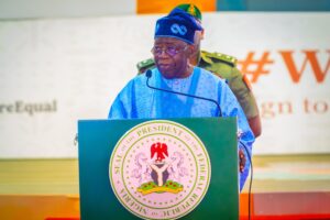 president Bola Tinubu in office