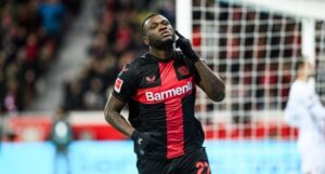 Victor Boniface , Bayer leverkusen striker