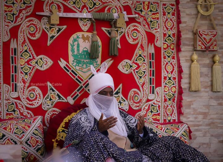 Muhammadu Sanusi II, the reinstated Emir of Kano.