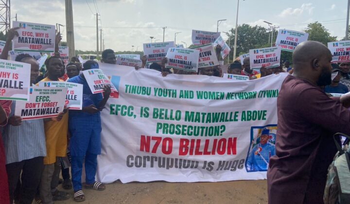 protesters ask EFCC to probe Bello Matawalle, minister of defence