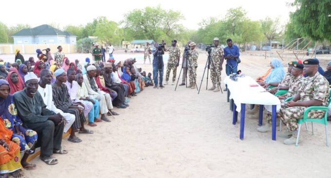 Troops hand over 350 rescued hostages in Sambisa forest to Borno government