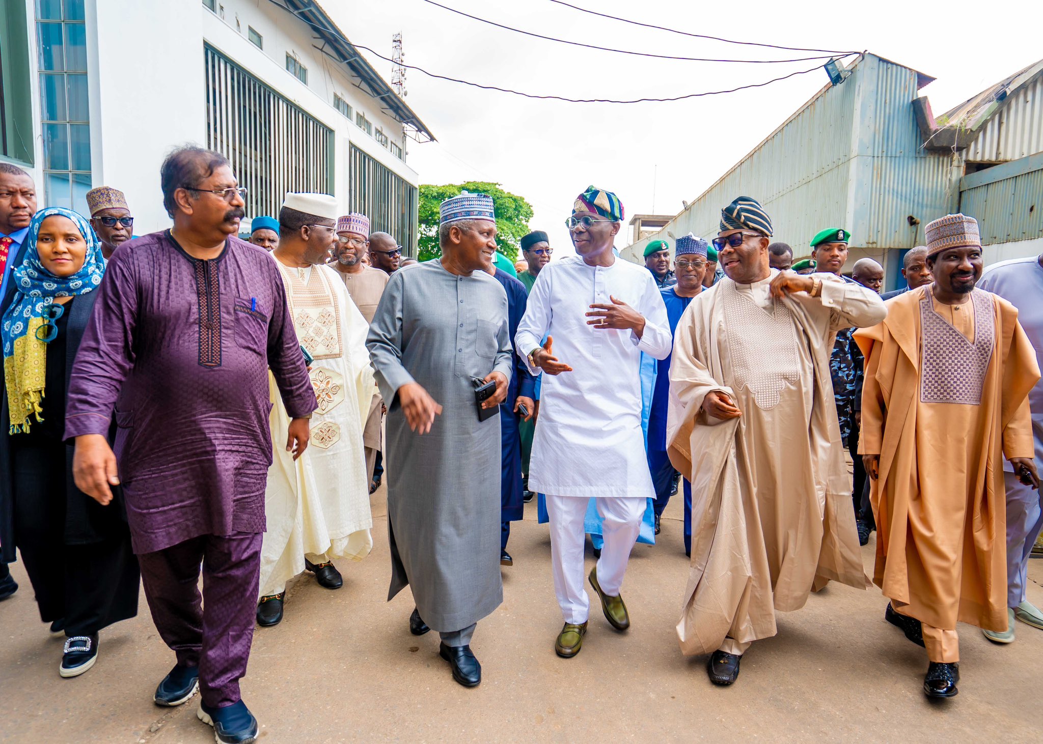 PHOTOS: Dangote inaugurates CKD truck assembly plant in Lagos