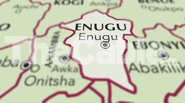 map of Enugu state