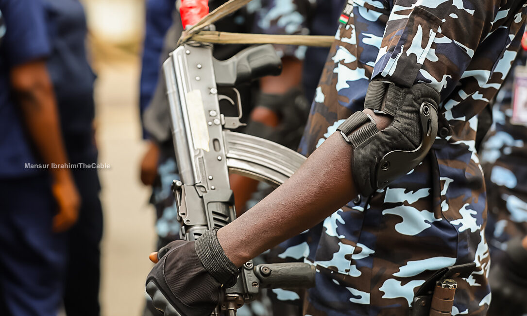 A Nigerian police officer