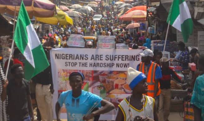 Protesters in Niger state