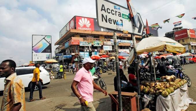 A street in Accra Ghana