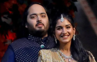 Indian billionaire son Anant Ambani and his long-time girlfriend Radhika Merchant