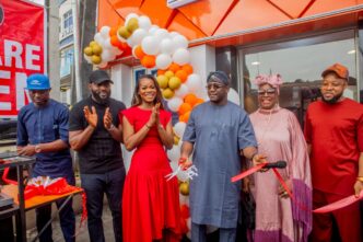 At the opening of Sooyah Bistro in Ibadan, Oyo state