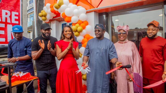 At the opening of Sooyah Bistro in Ibadan, Oyo state