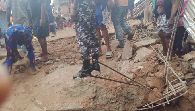 Building collapses in Anambra