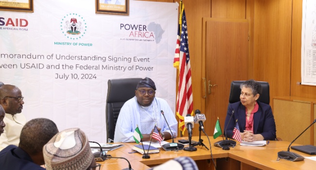 FG, USAID sign N115bn MoU to support power sector reforms