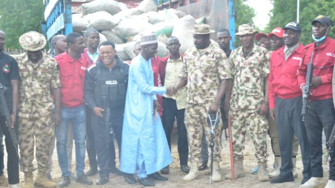 NDLEA and troops in Borno