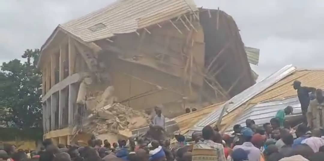 School building collapses in Jos, Plateau state