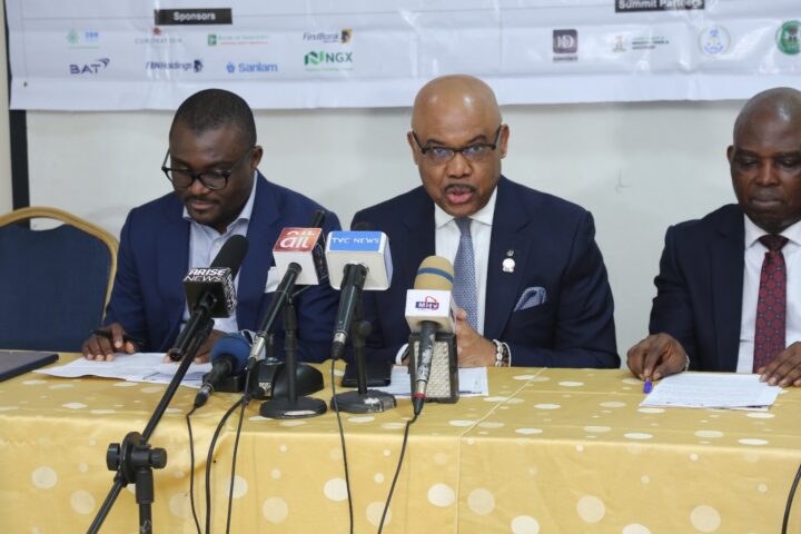 L-R: Oladapo Okuneye, regiatrar/CEO, Institute of Chartered Secretaries and Administrators of Nigeria; UK Eke, MFR, FIoD, chairman, board of governors, IoDCCG; Titus Osawe, director at the Financial Reporting Council of Nigeria (FRCN); and Nerus Ekezie, CEO IoDCCG.