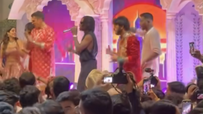 Rema performs 'Calm Down' at Indian billionaire son's wedding