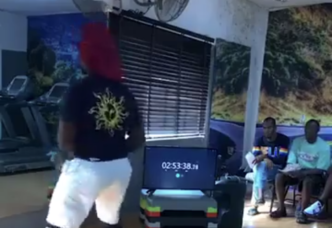 Babajide Isreal Adebanjo twerked for 3 hours, 30 minutes to set a new world record