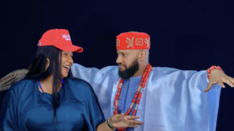 Yul Edochie and Judy Austin