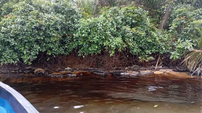 Alleged oil spill in Ibeno community, Akwa Ibom