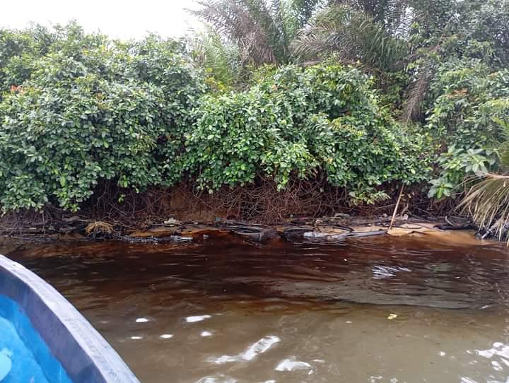 Alleged oil spill in Ibeno community, Akwa Ibom