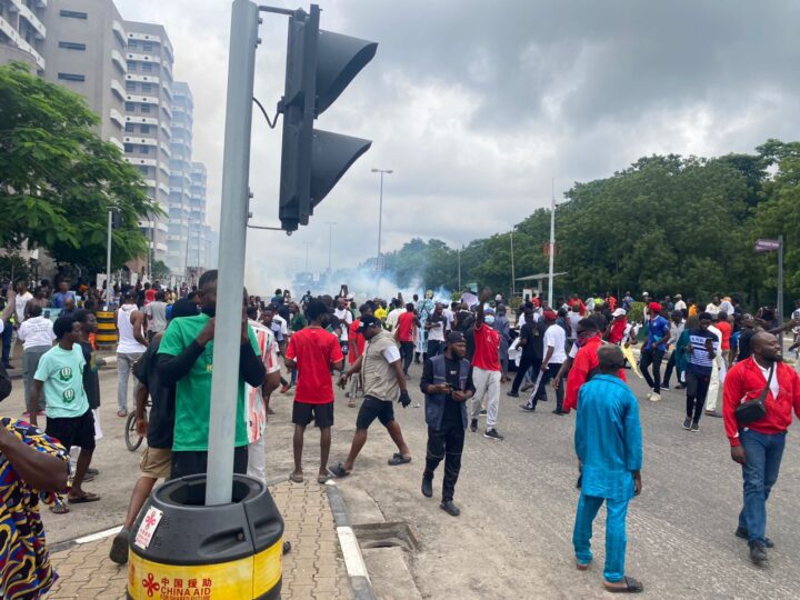 #EndBadGovernance protesters