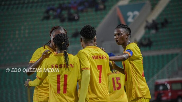 Edo Queens are course for first-ever appearance at CAF women's Champions League Photo: Edo Queens/X