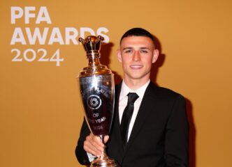 Phil Foden scored 25 goals and made 11 assists for Man City in the 2023/24 season