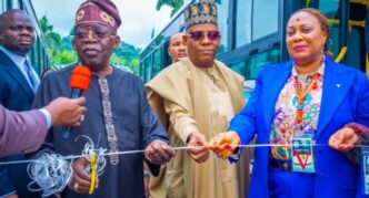 PHOTOS: Tinubu inaugurates 30 locally assembled CNG buses