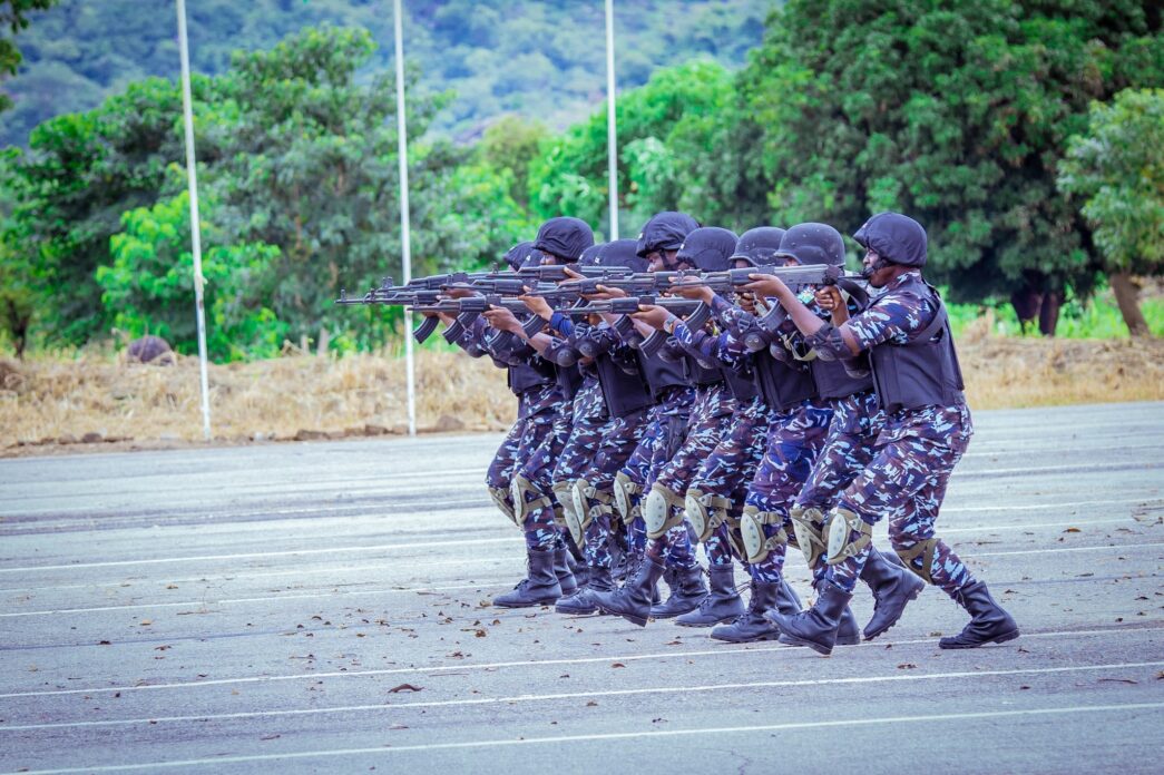 Nigerian police officers