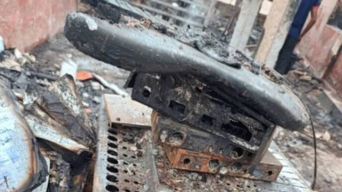 RCCG building in Niger state set ablaze