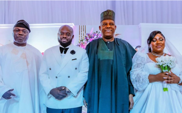 Shettima graces wedding of Taraba governor's daughter Keziah