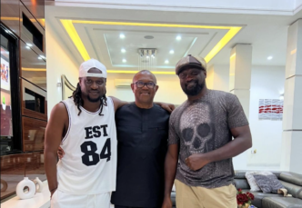 Peter Obi visits Paul, Jude Okoye