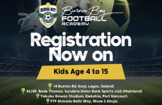 Apply for Burna Boy football academy