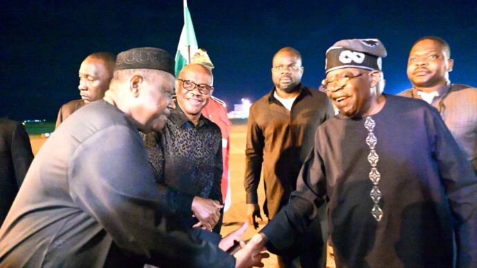 Tinubu returns to Abuja on September 15 after trips to China, UK